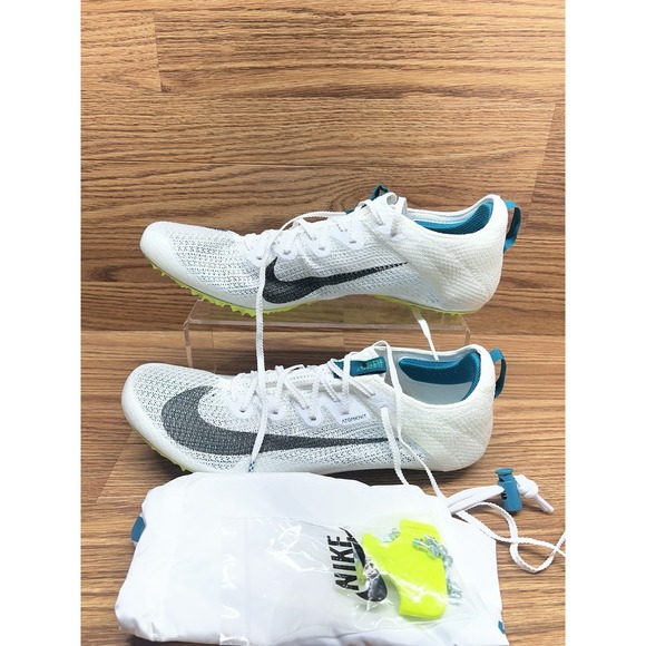 Nike Other - Nike Men's Superfly Elite 2 Track Spikes White/Black/Atomknit Size 11.5